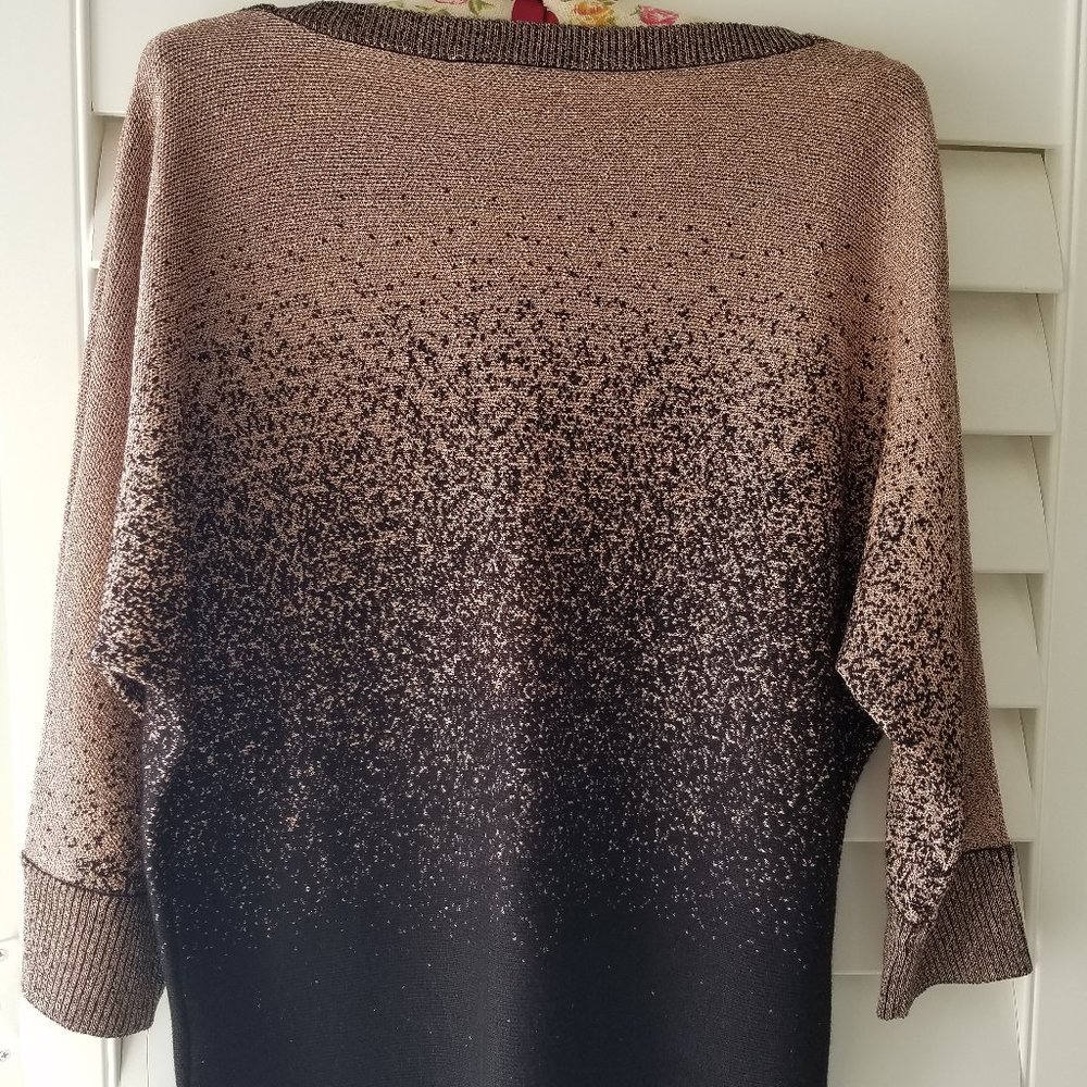 Dolman Speckled Ombré Sweater Top Shirt Blouse Barbiecore Pink Fashion - Picture 5 of 6